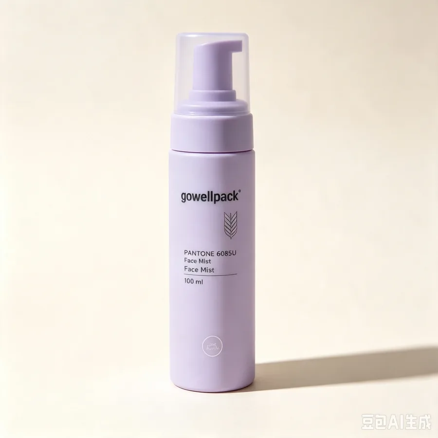 Matte Purple Plastic Face Mist Spray Bottle